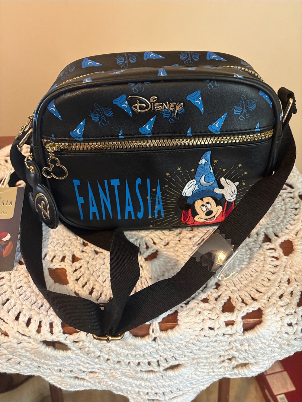 Primark Disney Fantasia Mickey Crossbody Bag - NWT - Picture 4 of 5